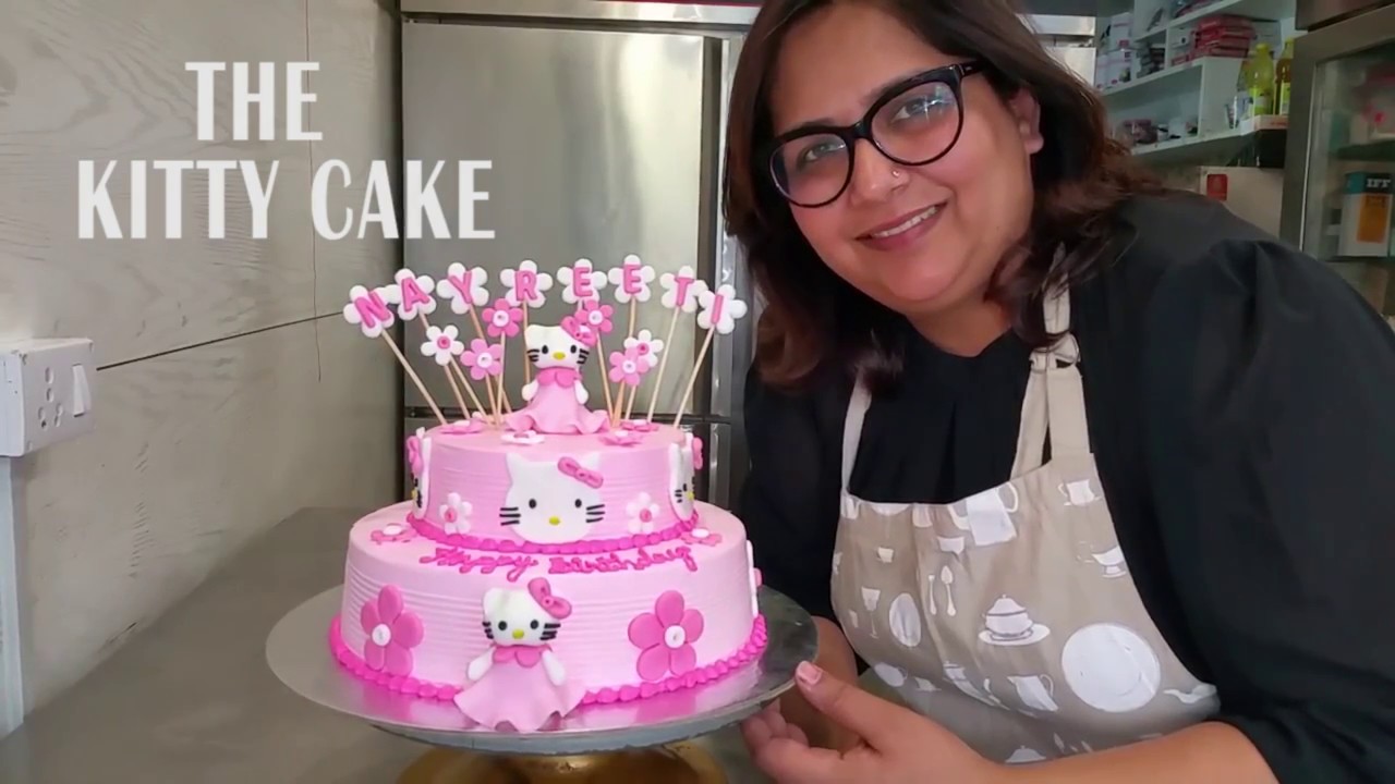 The Hello Kitty Cake: Cake Decorating Free Tutorial - YouTube