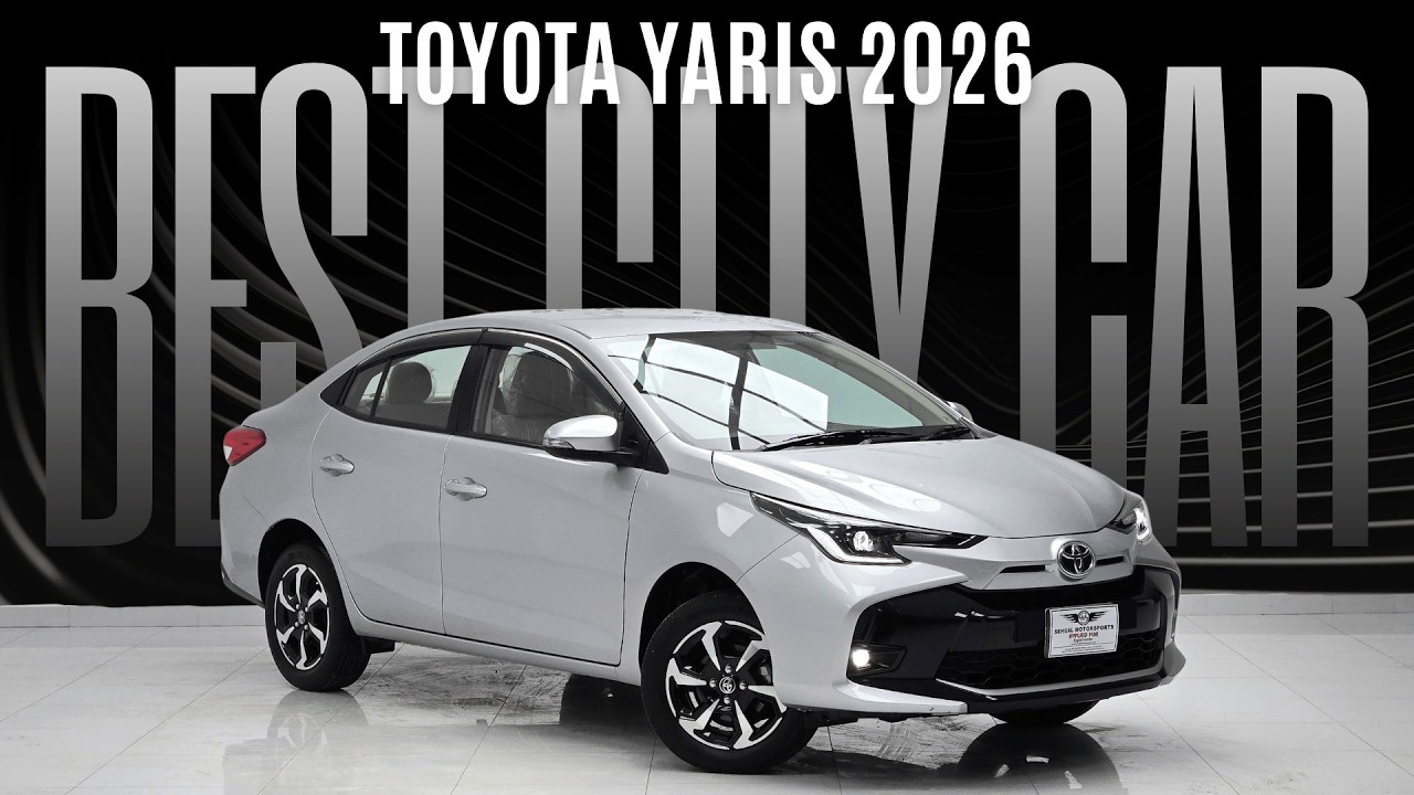 Toyota Yaris Ativ 2026. The Latest Entry Level Sedan of Pakistan.