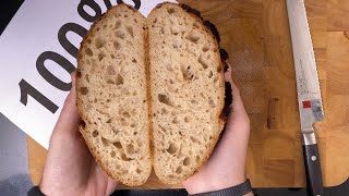 Extreme High Hydration Sourdough Bread Experiment | 90% | 95% | 100% | Foodgeek