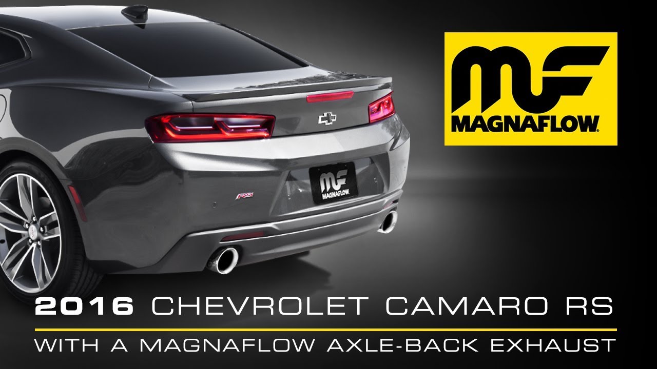 systems biology 2016 Chevrolet Camaro RS 3.6L V6 with Magnaflow Race Axle-Back
