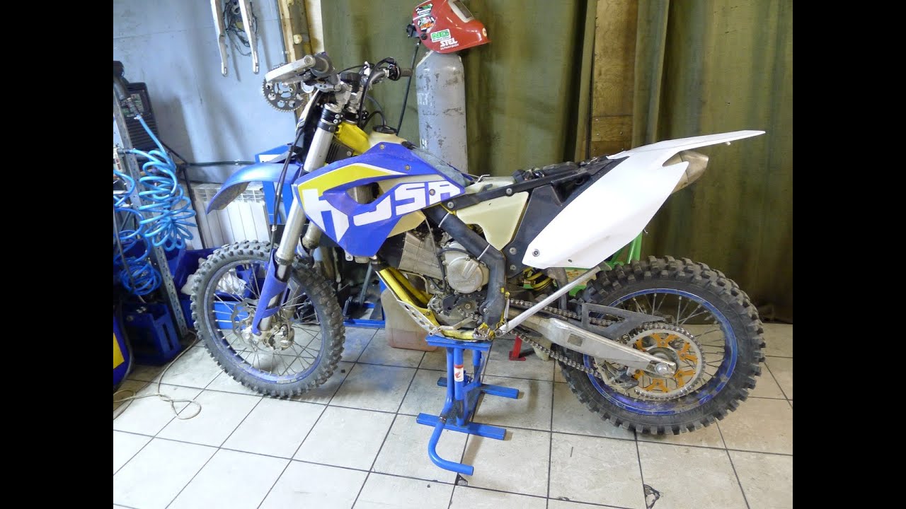 Husaberg FE390 `12 после замены поршня.