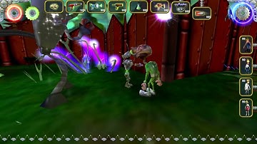 Otto Matic level 4: Planet Knarr Pod Worms going crazy non-stop.