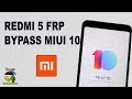 REDMI 5 FRP BYPASS MIUI 10