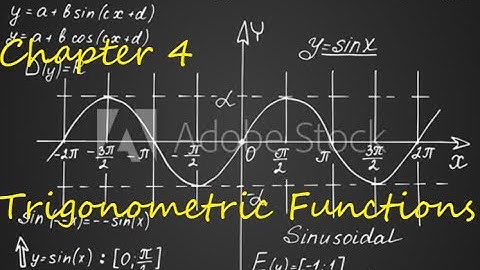4.4 - Trigonometric Functions of Any Angle