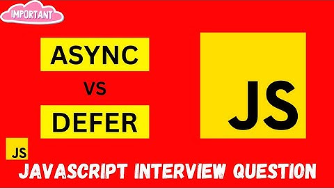 Async & Defer in JavaScript in Hindi | Async & Defer | JavaScript Interview Question