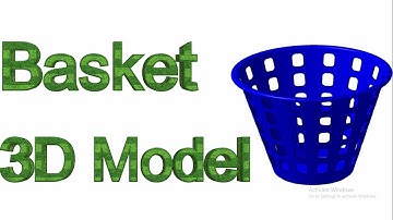 How to make Basket 3D model in Catia V5 | Tutorial: Creating a Basket Model with Realistic Details