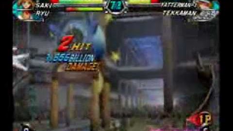Tatsunoko vs Capcom: Ultimate All-Stars Arcade Mode As Ryu/Saki Part 2/2