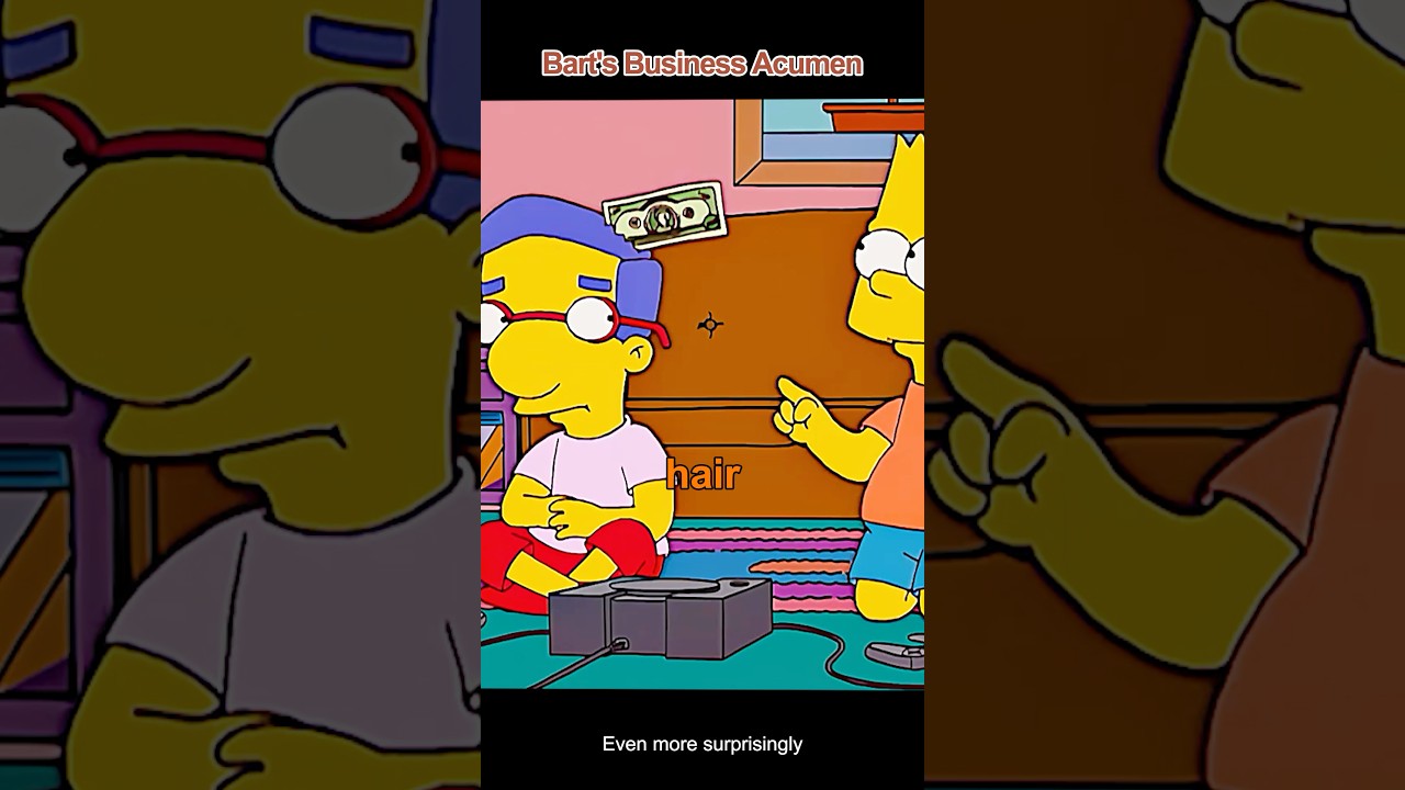 Bart's Business Acumen #foryou #simpsons #shorts #movie