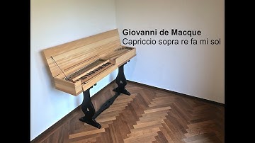 Giovanni de Macque: Capriccio sopra re fa mi sol