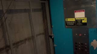 Modded Montgomery Hydraulic Red?? Freight Elevator at Altamonte Mall - Altamonte Springs FL
