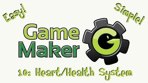 Game Maker 8.1 tutorial 10 - Simple Heart/Health System