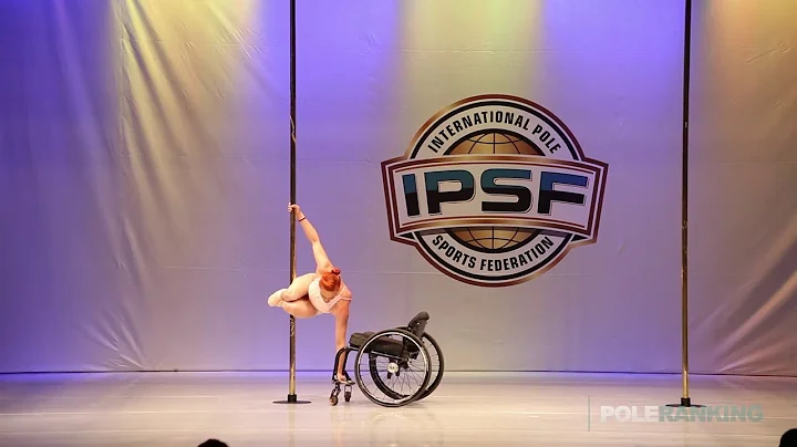 Para Pole Erin Clark of Spain - IPSF World Pole Sp...
