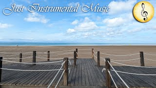 Boardwalk on a Natural Beach ⛱️ Just Instrumental Music Shorts