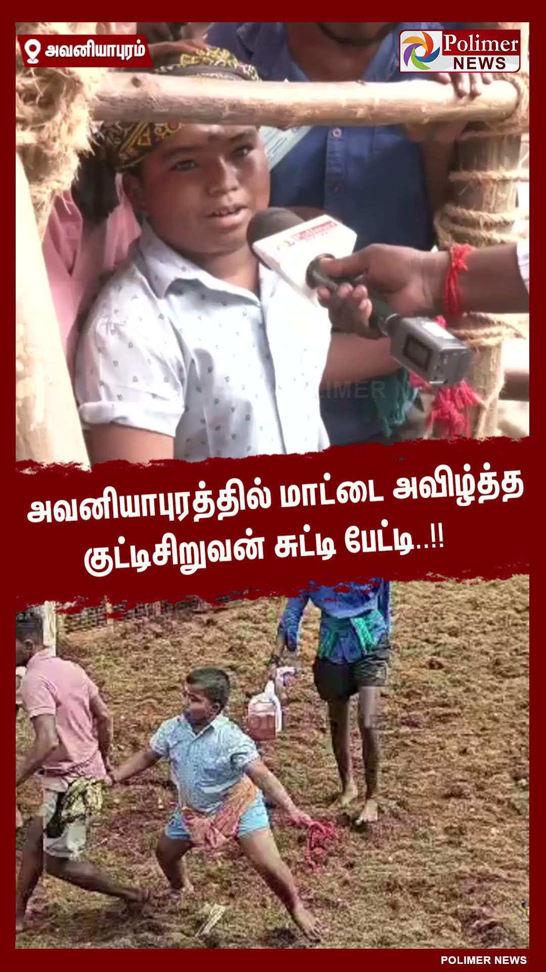 அவனியாபுரத்தில் மாட்டை அவிழ்த்த குட்டி சிறுவன் சுட்டி பேட்டி..!!  #shorts | #avaniyapuramjallikattu