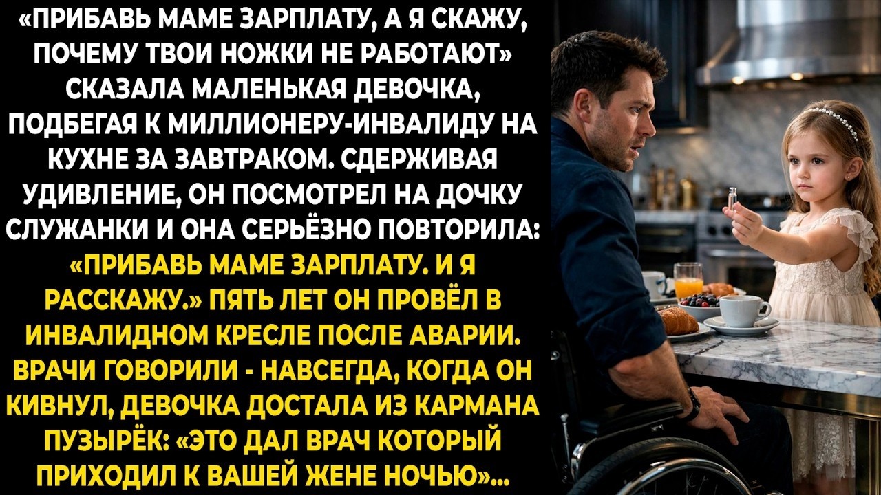 «Добавь маме к зарплате, и узнаешь, почему твои ноги не работают», — тихо произнесла малышка