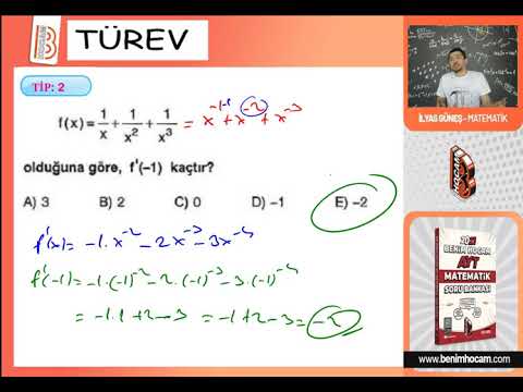 AYT MATEMATİK KAMPI-3.GÜN---TÜREV ALMA KURALLARI