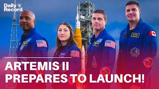 Artemis II: Countdown under way for first manned Moon mission in more than 50 years