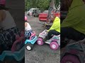 Power Wheels Race #junkyardbarbie #automobile #jeepwrangler #fypシ