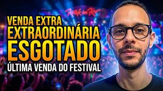 Rock In Rio 2026 - Sold Out Days During the Extraordinary Sale (Rock Day Not Sold Out Yet)