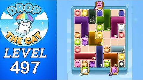 Drop The Cat Level 497 Walkthrough