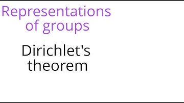 Representation theory: Dirichlet