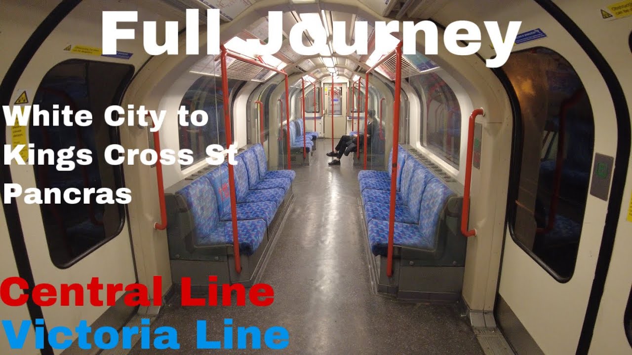 LONDON UNDERGROUND JOURNEY | White City to Kings Cross St Pancras