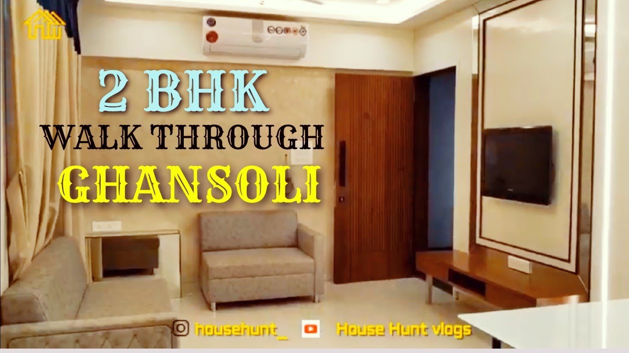 2 BHK Show Flat In Ghansoli Juhi Serenity Navimumbai WalkThrough New Palm Beach Road YouTube