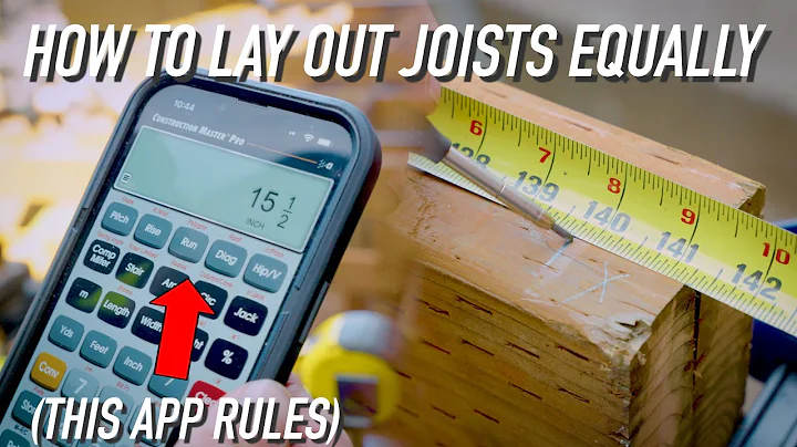 How To Lay Out Joists Equally || Dr Decks