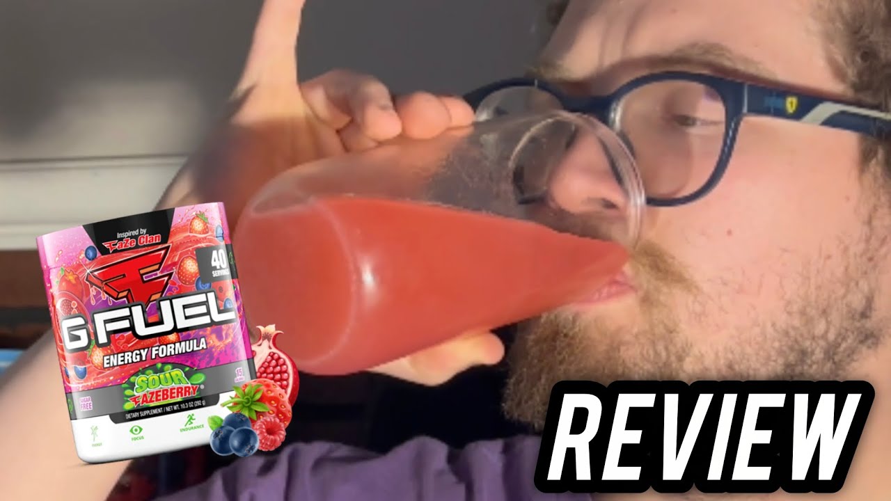 Самый кислый вкус GFUEL?! (Обзор кислого GFUEL FaZeberry!)