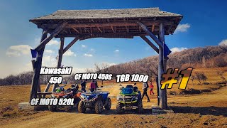 M-am pierdut/Am iesit cu brigada/ATV Vlog #Cfmoto​ 450s /PARTEA I/