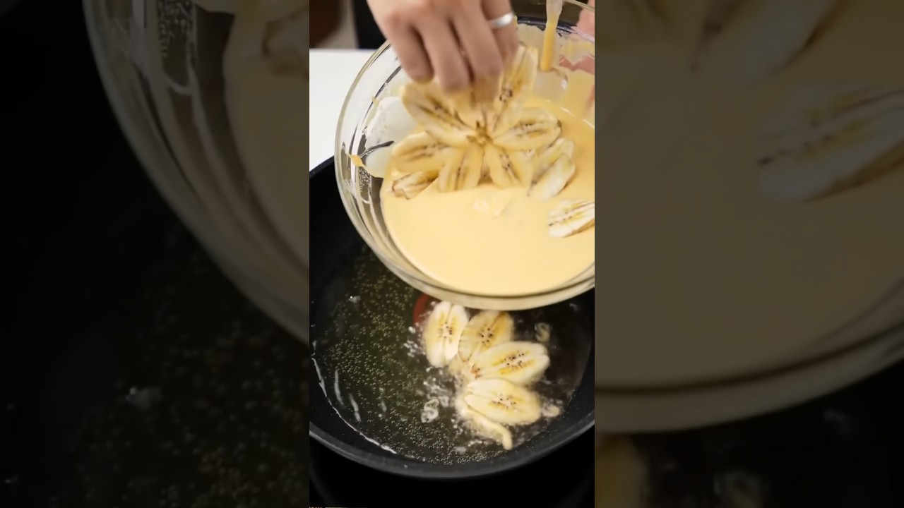 Хрустящие жареные бананы 