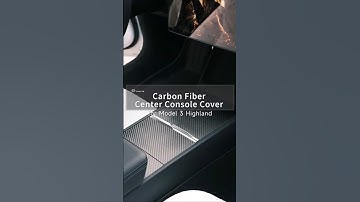 Unboxing Model 3 Highland Carbon Fiber Center Console Cover