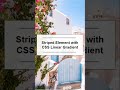Striped Element with CSS Linear Gradient