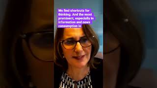 Tina Zournatzi, on what makes us believe false info #misinformation  #democracy