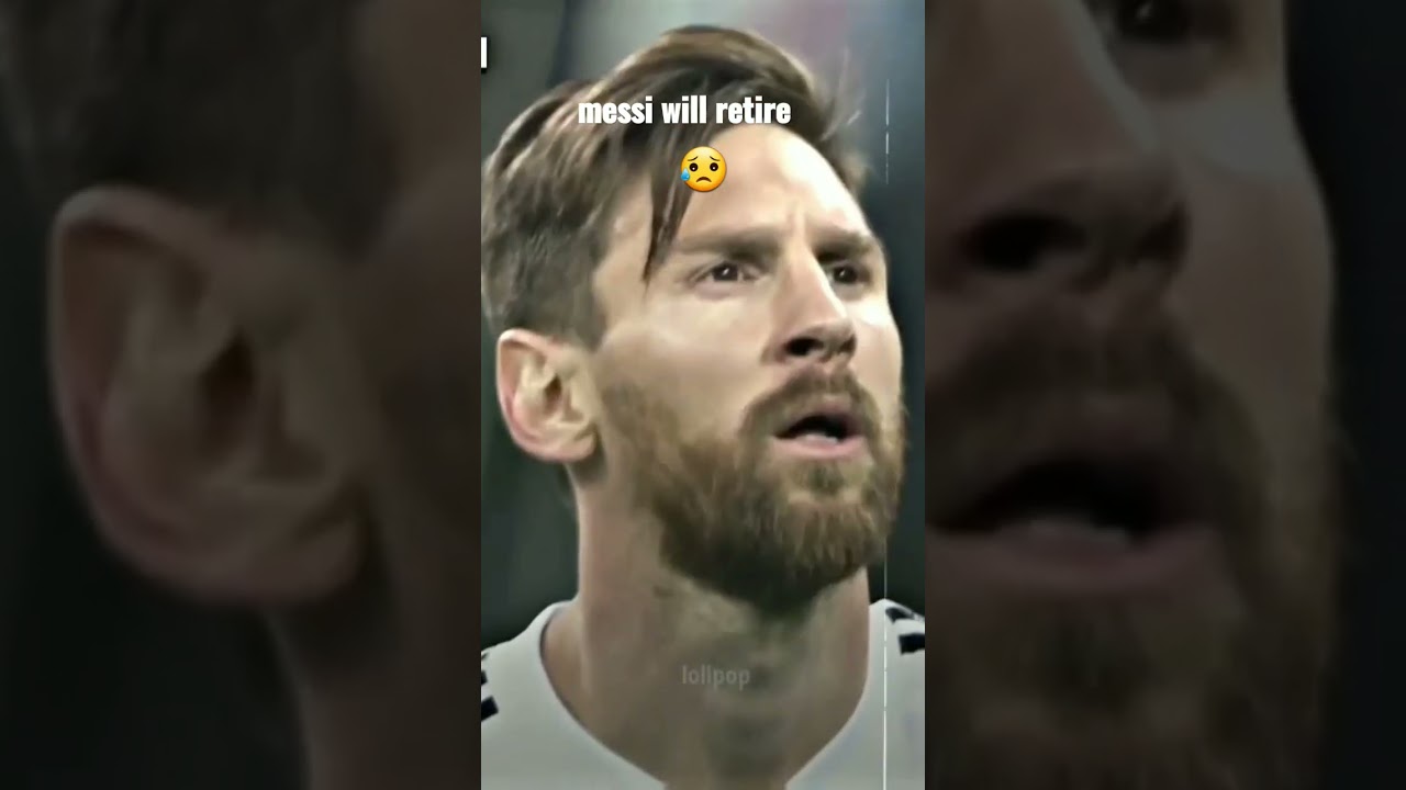 Messi is leaving football😢#shorts #football #viral.