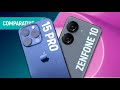 Iphone 15 pro vs zenfone 10 celular apple vale mais a pena que rival asus  comparativo