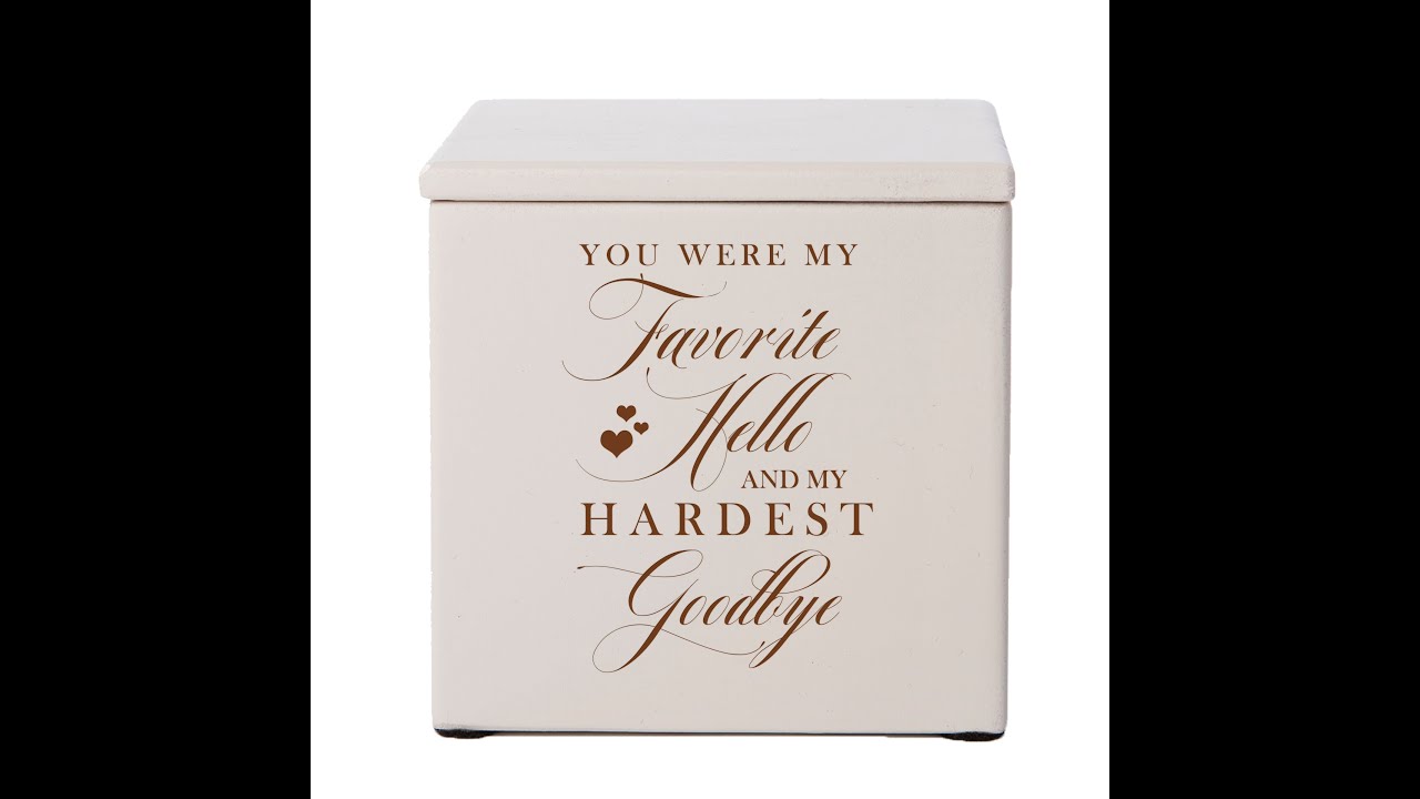 Keepsake Pet Cremation Urns for Ashes, Pet Loss Memorial and Funeral Gift
