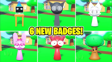 (UPDATE!) 3D SPRUNKI RP AND ANIMATIONS - How to get ALL 6 NEW BADGES!! NEW UPDATE! (ROBLOX)