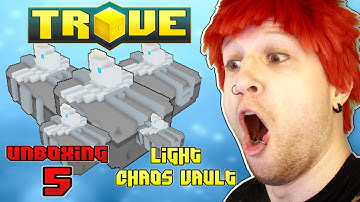 Unboxing 5 Light Chaos Vault Contest Boxes in Trove