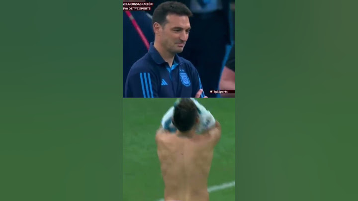 REACCIÓN DE SCALONI AL PENAL DE MONTIEL ⚽🏆 - Argentina Campeón Del Mundo! 🇦🇷🌟🌟🌟 #SHORTS