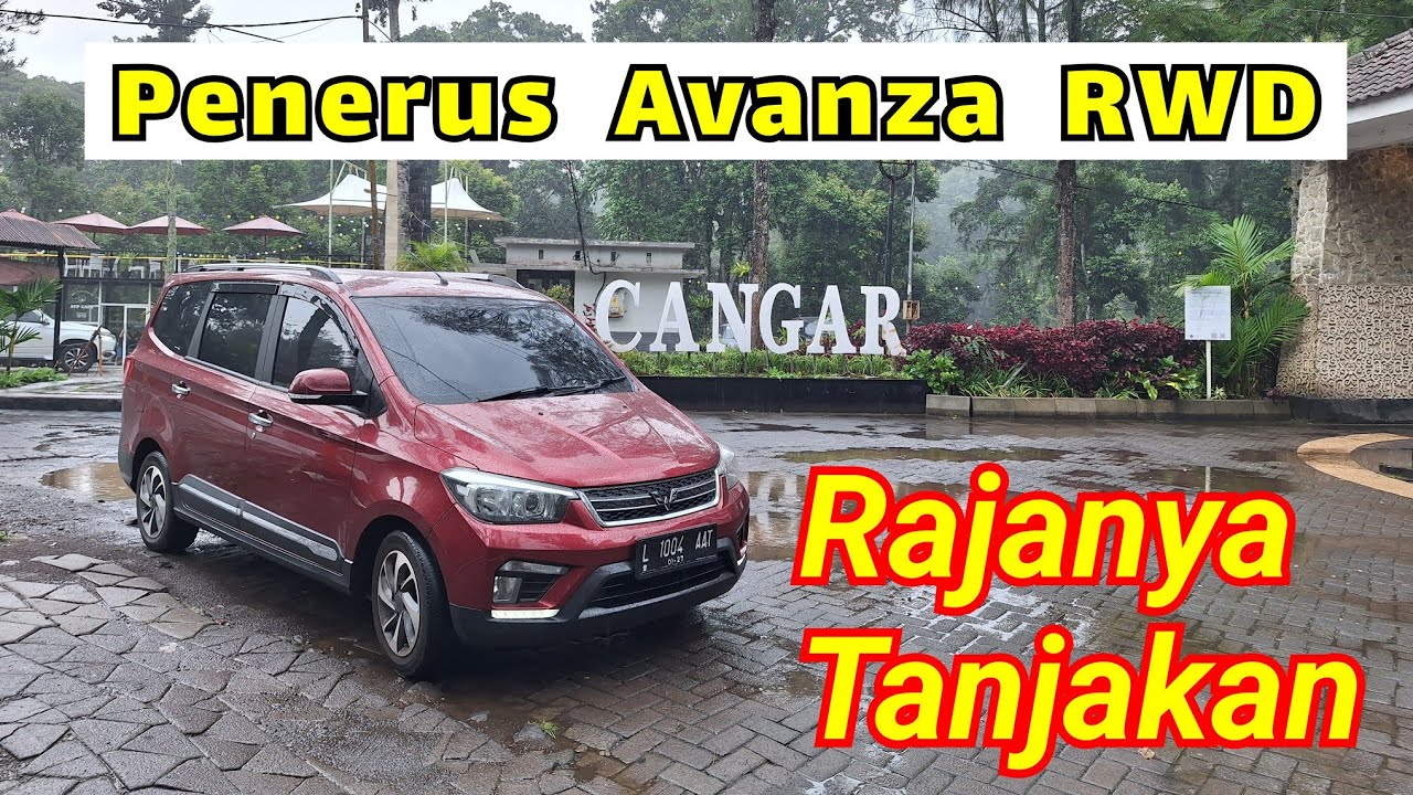Wuling Confero Melahap Jalur Cangar - Tanjakan Panjang, Jalan Basah, Sampai Ban Belakang Spin
