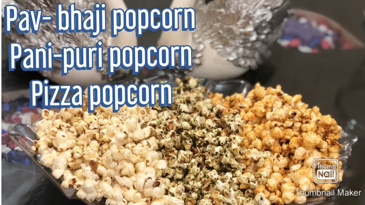 3 ways to make popcorns popcorn recipe at home in hindi homemade