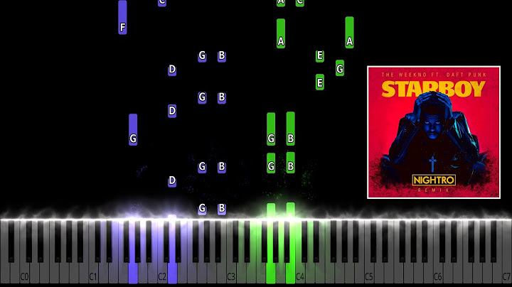 Starboy Piano version - Piano performance video thumbnail