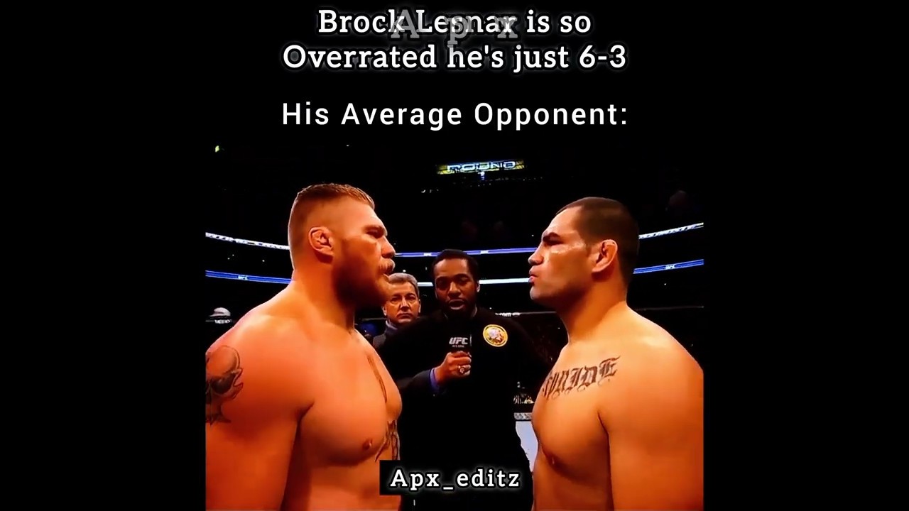 Brock Lesnar is so Overrated he's just 6-3 🔥‼️ Edit | Average Brock Lesnar's Opponent 