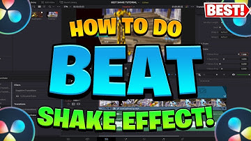 How To Make The *BEST* Beat Shake Effect In Davinci Resolve! - Edit Like Yarn, Numby, NadavB, Shard