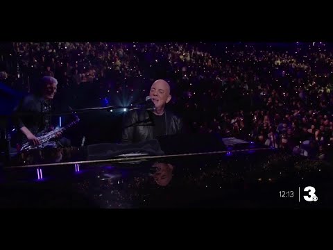 Why did the Billy Joel concert on CBS cut off during Piano Man?