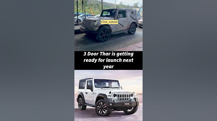 Mahindra is testing thar 3 door facelift version and it is getting ready to launch soon. #ytshorts
