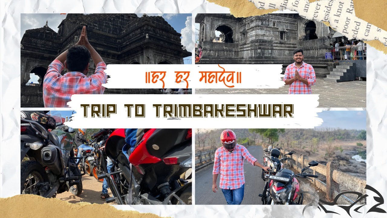 Thane to Trimbakeshwar mandir Moto vlog 🏍️
