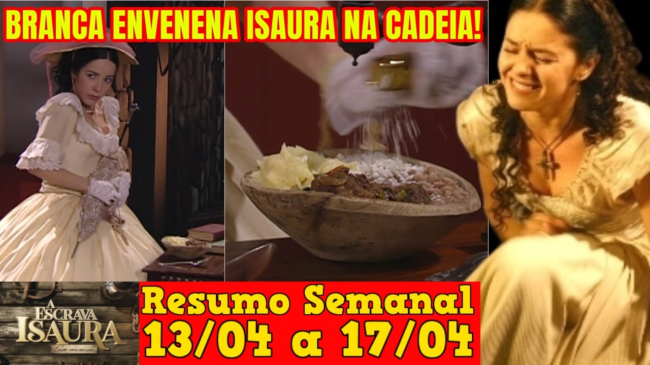 A Escrava Isaura - 😍 Resumo Semanal da Novela A Escrava Isaura de 13 a ...