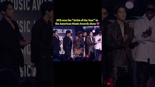 "Artist of the Year" 🔥💜#bts #jungkook #v #jhope #rm #suga #jin #jimin #shorts #viral